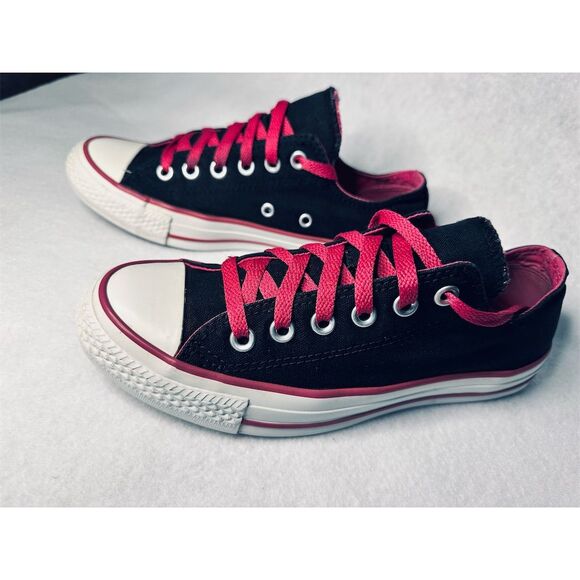 Converse Chuck Taylor All Star Ox Black Sneakers Unisex Size 7 - Picture 3 of 10